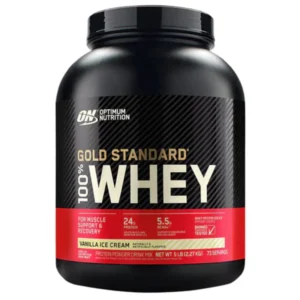 GOLD STANDAR 100% WHEY PROTEIN, Optimum Nutrition, 5 LBS.