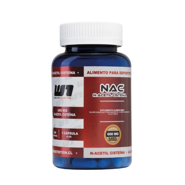 NAC N-ACETIL CISTEINA, Winkler Nutrition, 100 Capsulas
