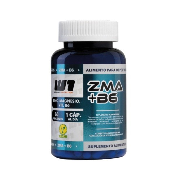 ZMA + B6, Winkler Nutrition, 60 Capsulas.