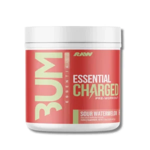 CHARGED ESSENTIAL PRE-WORKOUT, Raw Nutrition, 370 GR.