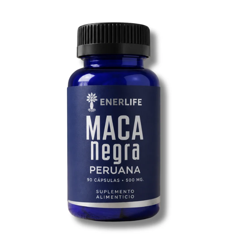 MACA NEGRA PERUANA, Enerlife, 90 caps.